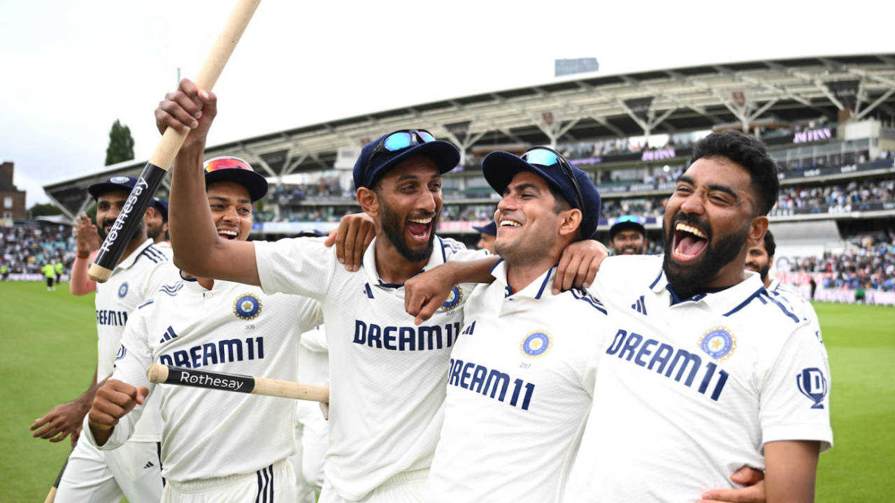 India soak in their victory, England vs India, 5th Test, 5th day, The Oval, August 4, 2025
