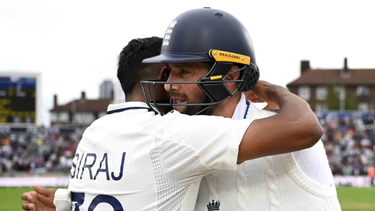 Warrior to warrior - Mohammed Siraj knows what it took for Chris Woakes to get on the pitch, England vs India, 5th Test, The Oval, London, 5th day, August 4, 2025