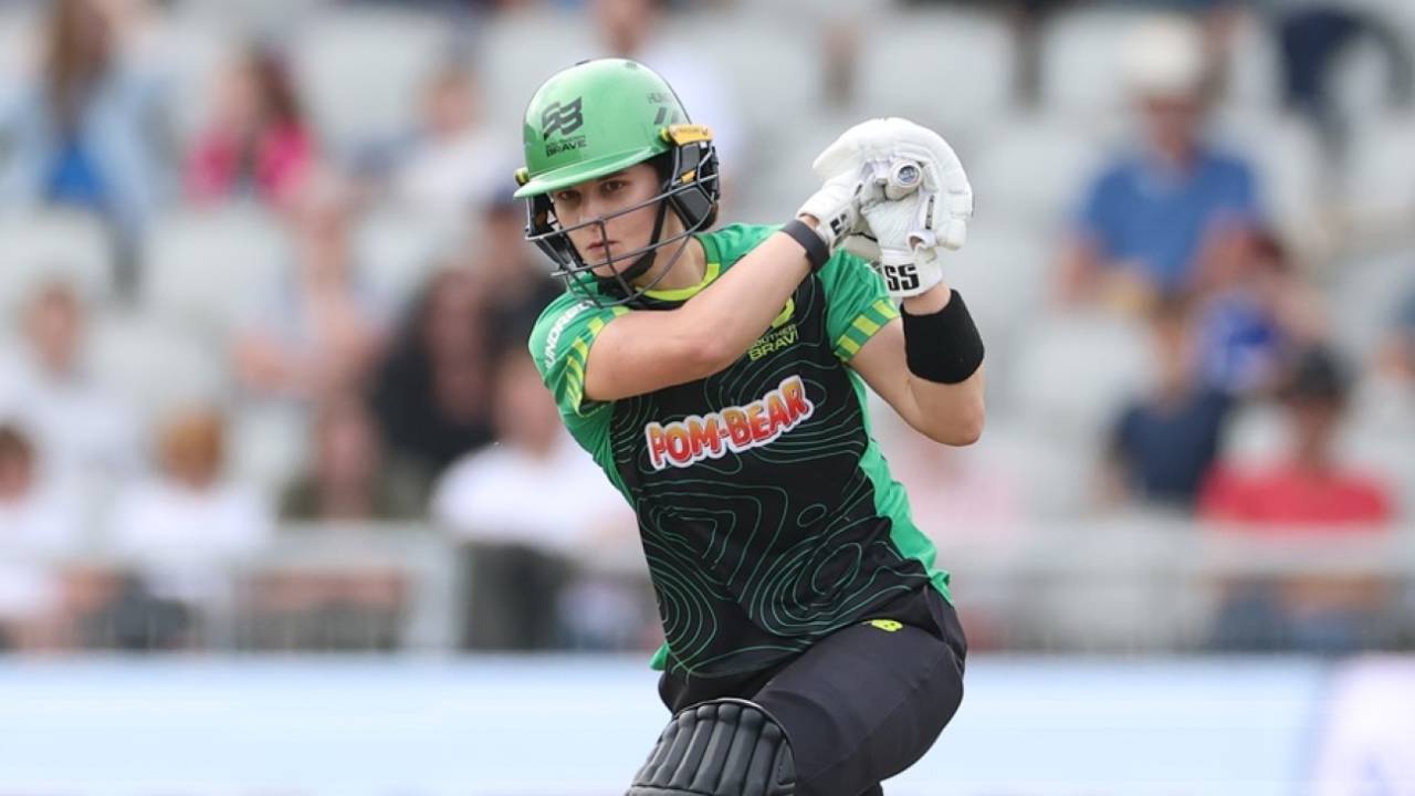 Laura Wolvaardt finished unbeaten on 42, Manchester Originals vs Southern Brave, Women's Hundred, Manchester, August 6, 2025