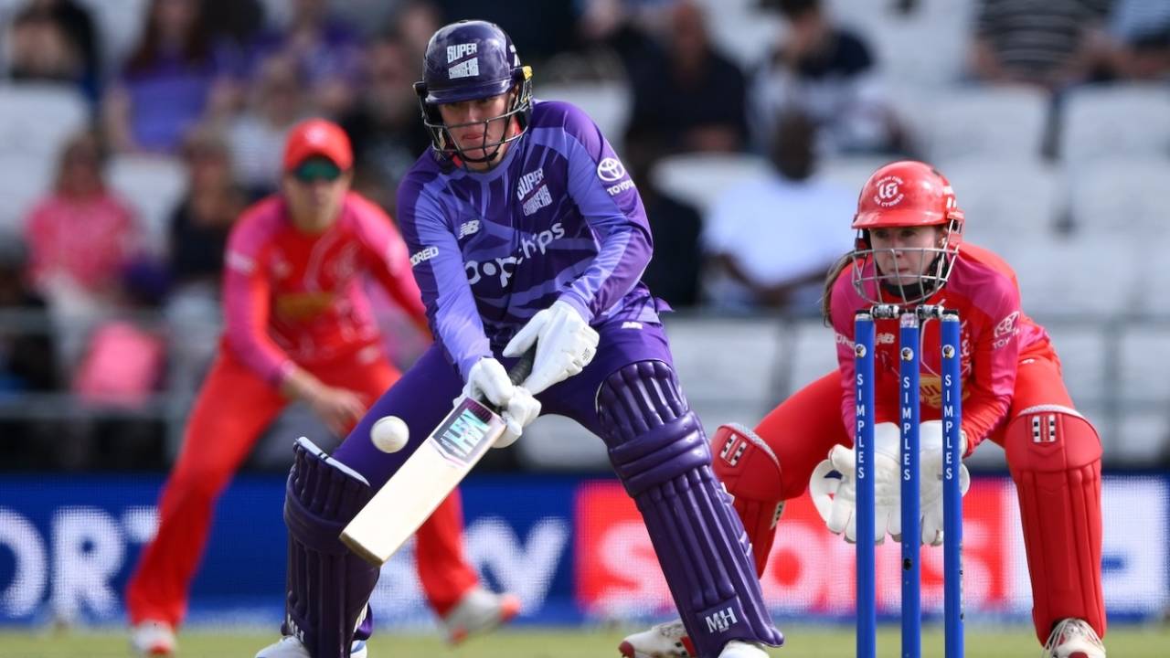 Holly Armitage ramps, Northern Superchargers v Welsh Fire, Headingley, women's Hundred 2025, August 7, 2025 