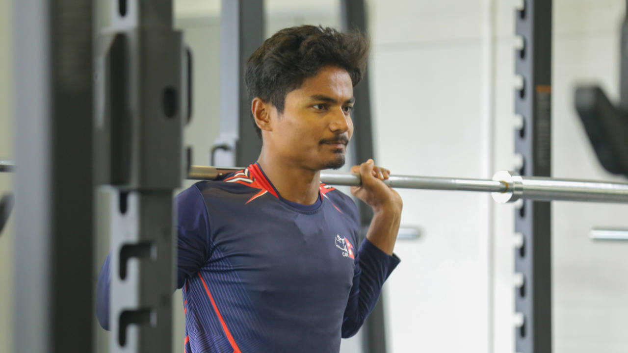 Rohit Paudel undergoes a fitness and physical test