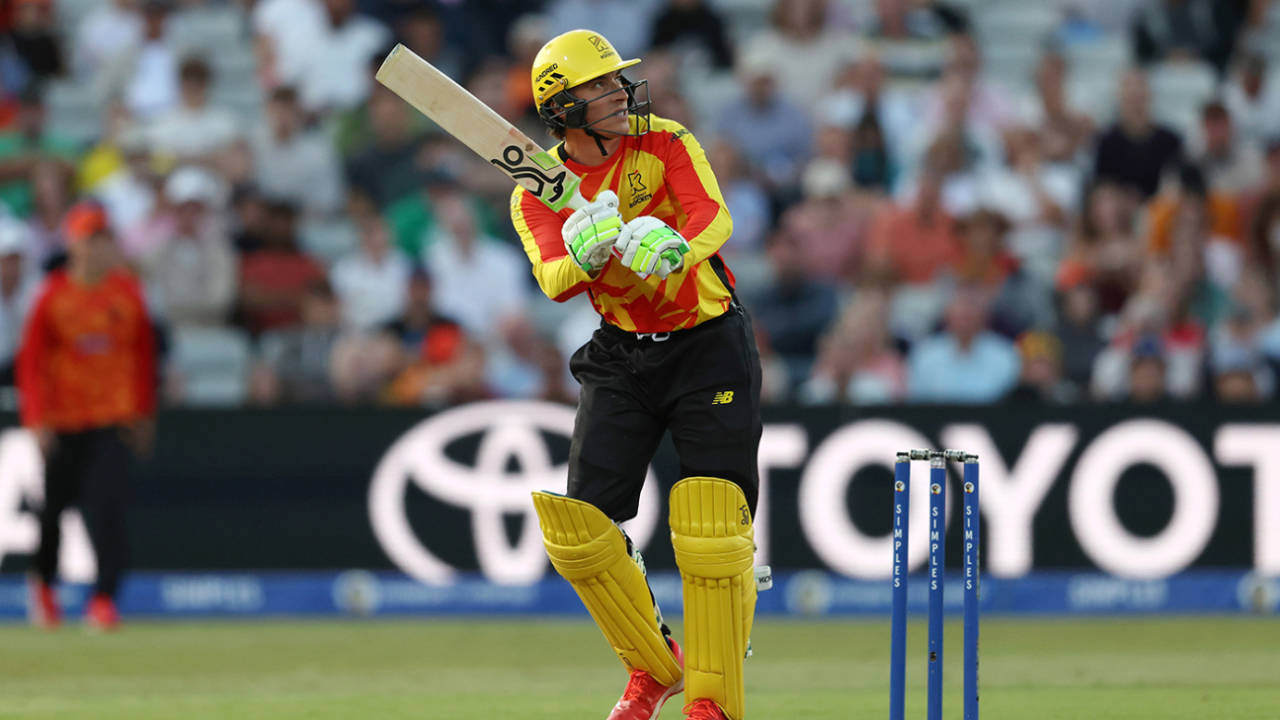 Tom Banton flicks over the leg side, Birmingham Phoenix vs Trent Rockets, Edgbaston, The Hundred Men's Competition, August 8, 2025