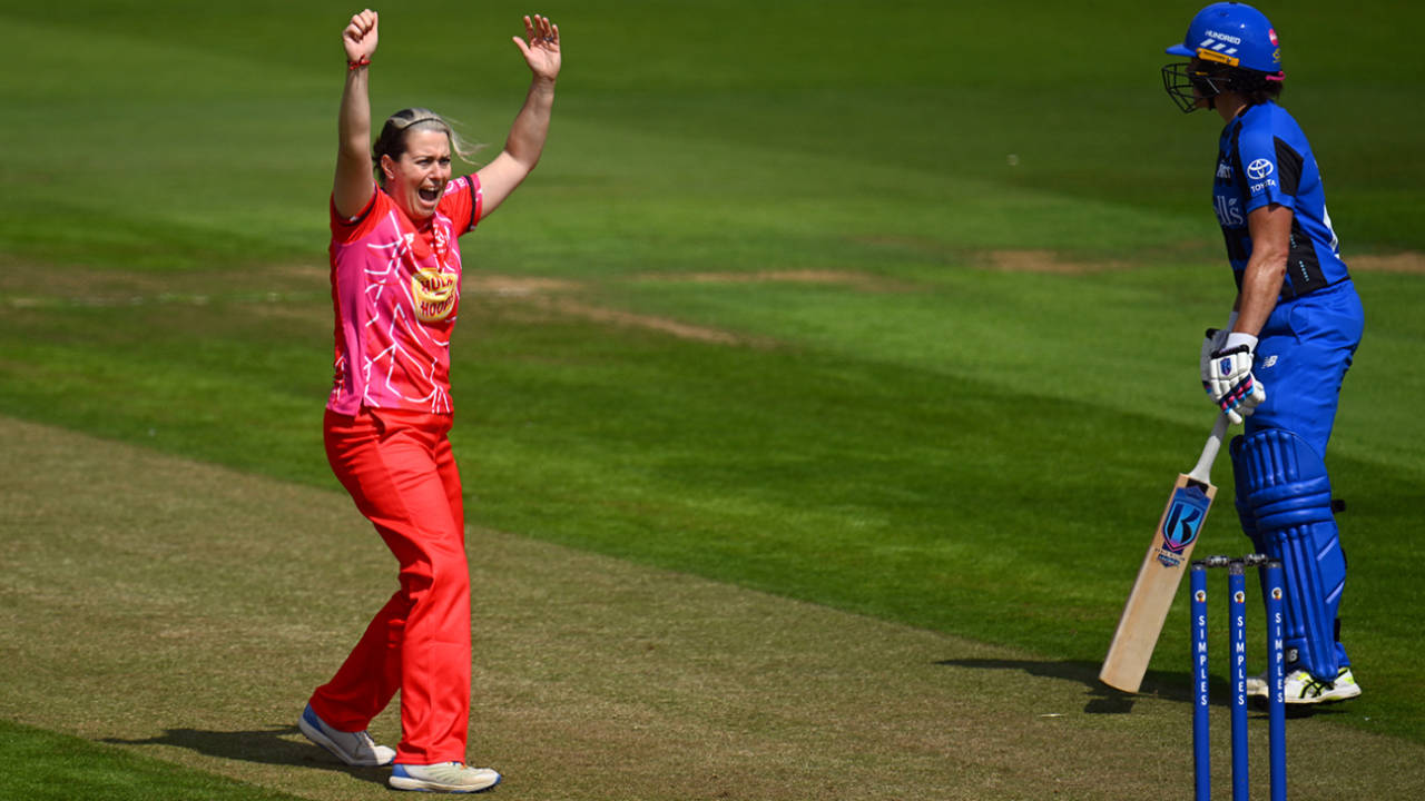 Katie Levick struck twice in two balls, Welsh Fire vs London Spirit, Women's Hundred, Cardiff, August 9, 2025
