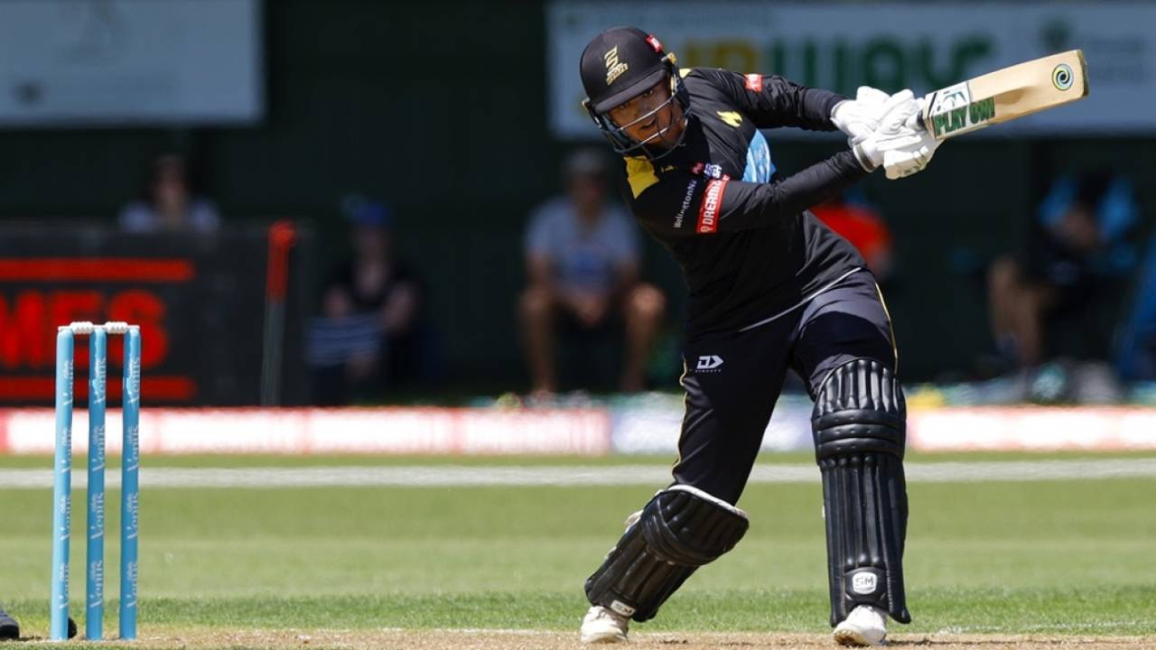 Thamsyn Newton has won the Super Smash title four times with Wellington Blaze, Central Districts vs Wellington, Women's Super Smash, Palmerston North, December 27, 2022
