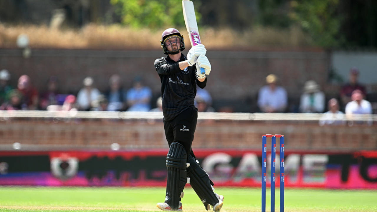 Lewis Goldsworthy top-scored with 63, Somerset vs Lancashire, One-Day Cup, Taunton, August 10, 2025