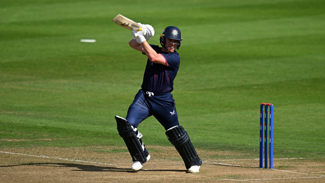 Marcus Harris anchored the Lancashire chase, Somerset vs Lancashire, One-Day Cup, Taunton, August 10, 2025