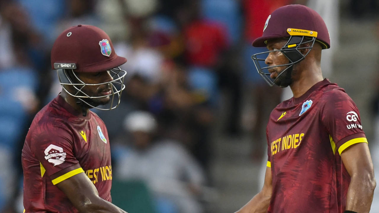 Justin Greaves and Roston Chase had an unbeaten 77 off 72 balls, West Indies vs Pakistan, 2nd ODI, Tarouba, August 10, 2025