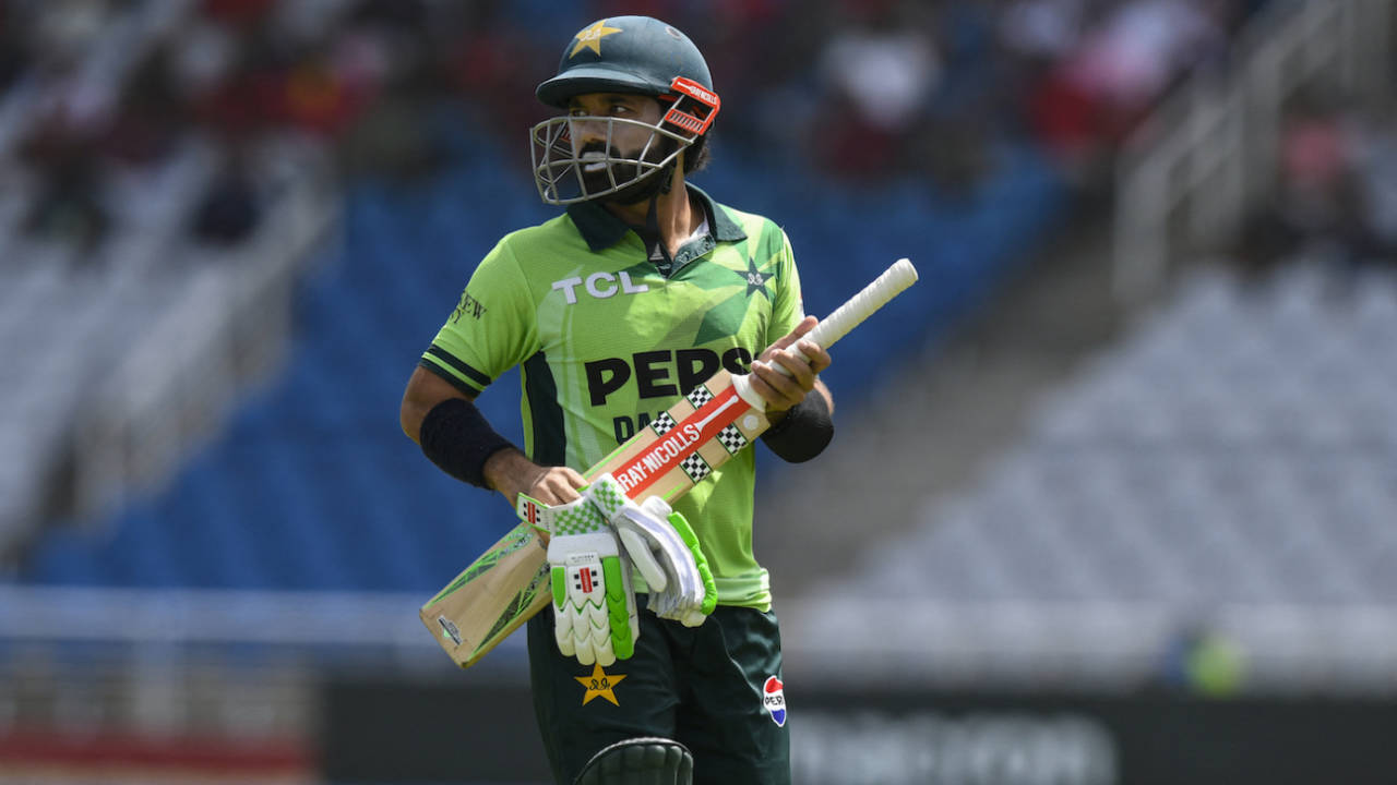 Mohammad Rizwan did not trouble the scorers, West Indies vs Pakistan, 3rd ODI, Tarouba, August 12, 2025