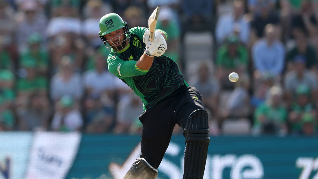 James Vince crunches one through the off side, Southern Brave vs Birmingham Phoenix, Utilita Bowl, The Hundred Men's Competition, August 10, 2025