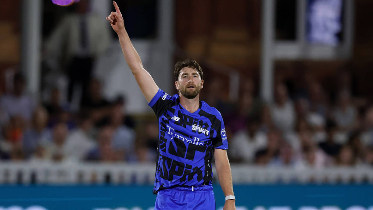 Richard Gleeson claimed key wickets at the death, Men's Hundred, London Spirit vs Trent Rockets, Lord's, August 14, 2025