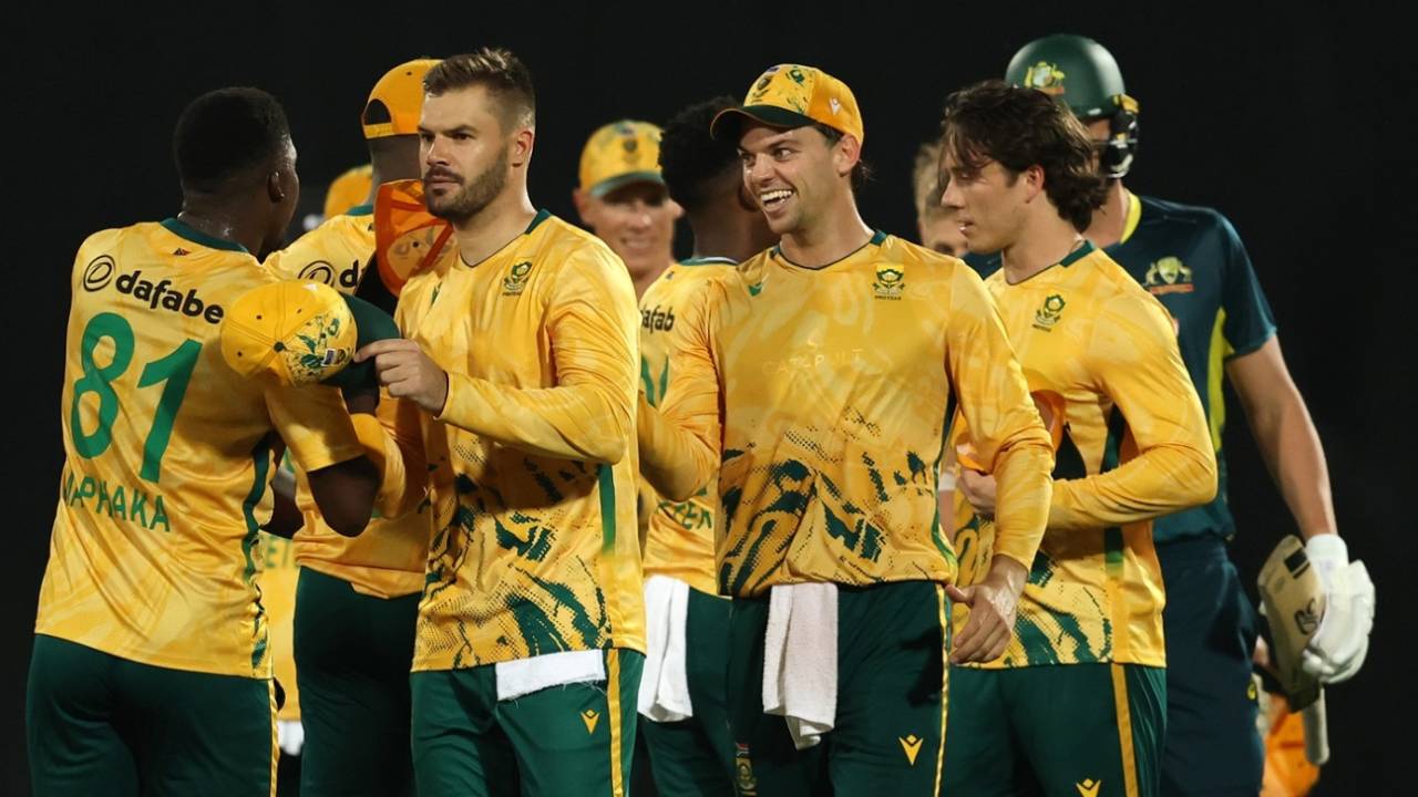 Aiden Markram after South Africa drew level in the series, Australia vs South Africa, 2nd T20I, Darwin, August 12, 2025