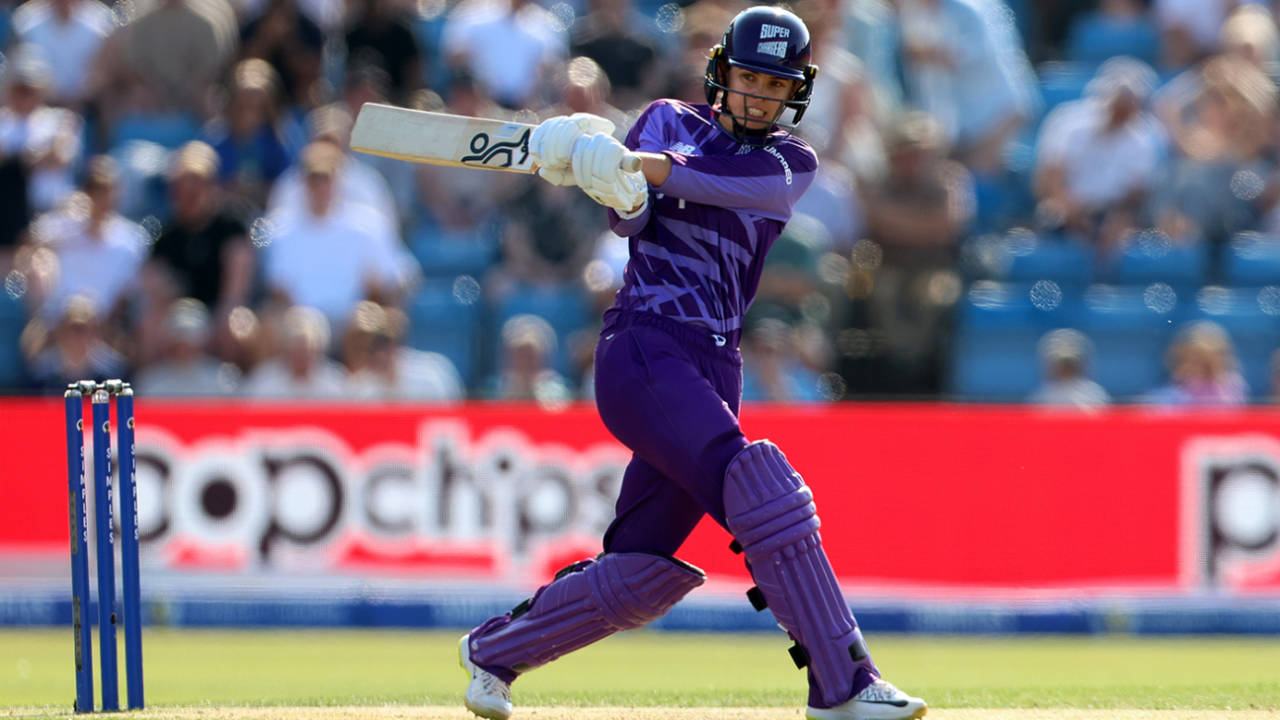 Phoebe Litchfield's half-century led the Superchargers charge, Northern Superchargers vs Birmingham Phoenix, Women's Hundred, Headingley, August 15, 2025