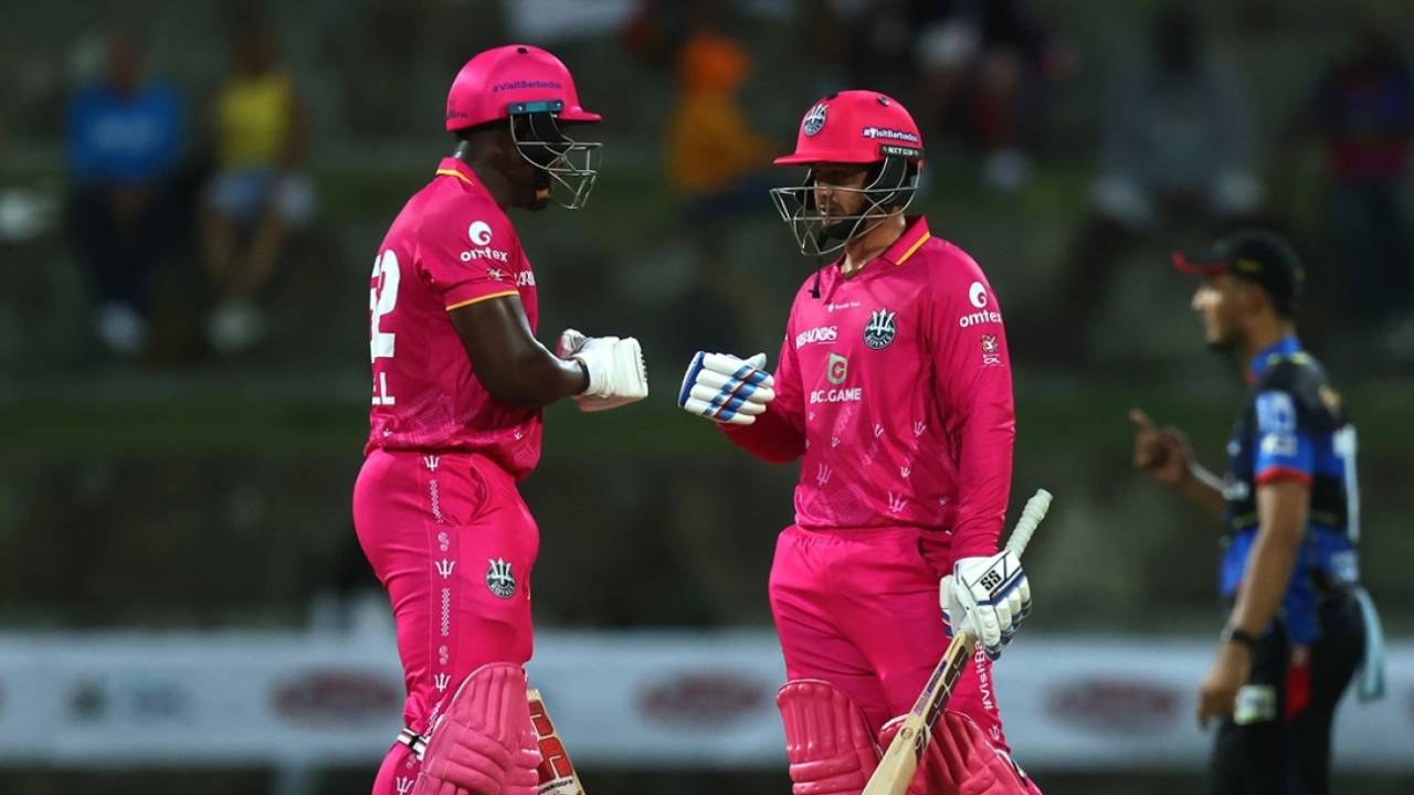 Rovman Powell and Quinton de Kock fifties lifted Barbados Royals, Antigua and Barbuda Falcons vs Barbados Royals, CPL, North Sound, August 16, 2025