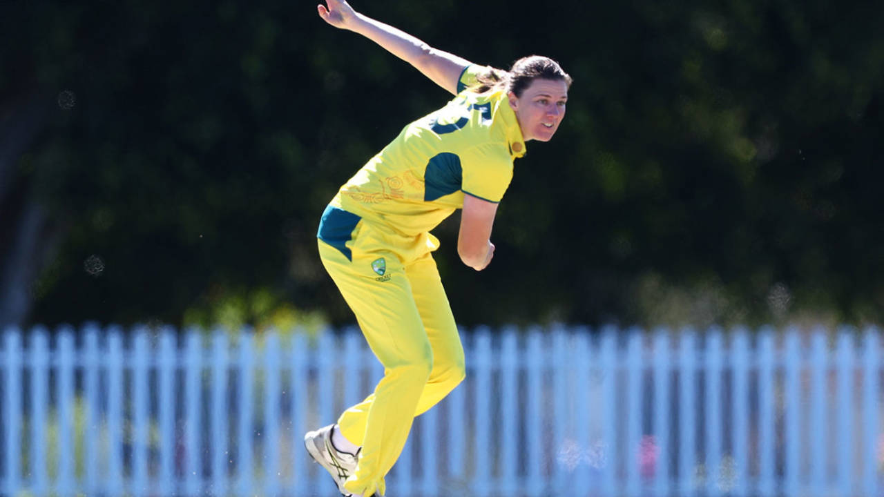 Tahlia McGrath claimed three wickets to peg back India A, Australia A vs India A, 3rd one-day game, Ian Healy Oval, August 17, 2025
