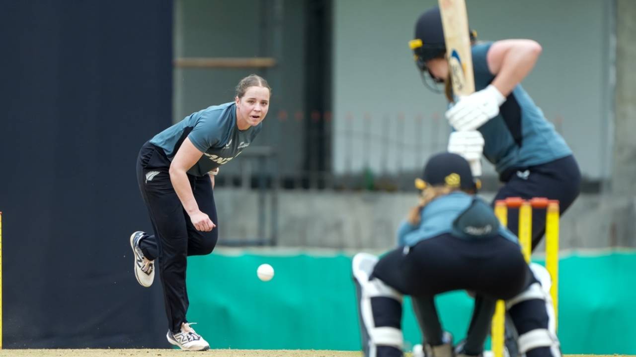 Jess Kerr hones her skills at the CSK Academy in Chennai ahead of the Women's ODI World Cup, Chennai, August 9, 2025