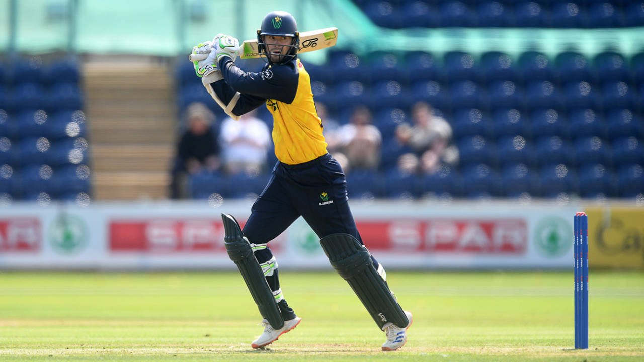 Eddie Byrom scored a second consecutive half-century in a losing cause, Metro Bank One-Day Cup, Glamorgan vs Nottinghamshrie, Sophia Gardens, August 17, 2025