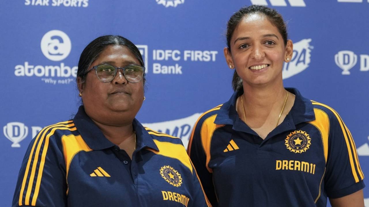 India women's chief selector Neetu David and captain Harmanpreet Kaur addressed the World Cup squad press conference, Mumbai, August 19, 2025