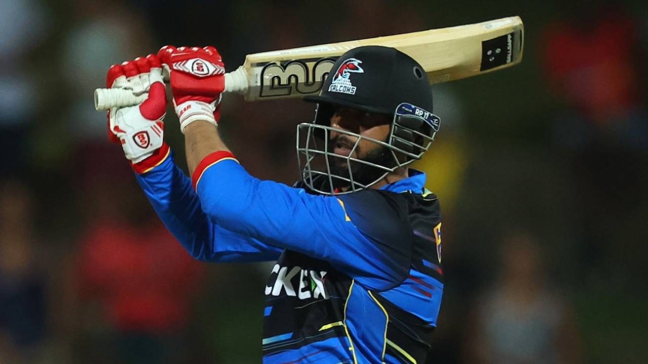 Imad Wasim played a crucial hand, Antigua and Barbuda Falcons vs Trinbago Knight Riders, CPL 2025, North Sound, August 20, 2025