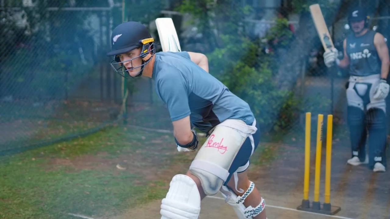 Rhys Mariu hones his skills at the Super Kings Academy, Chennai, June 22, 2025