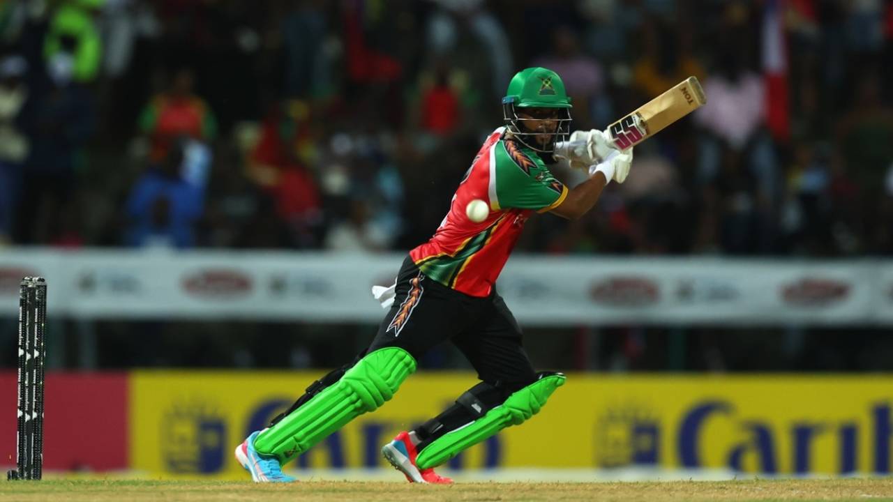 Shai Hope top-scored with 82, Antigua and Barbuda Falcons vs Guyana Amazon Warriors, CPL, North Sound, August 22, 2025