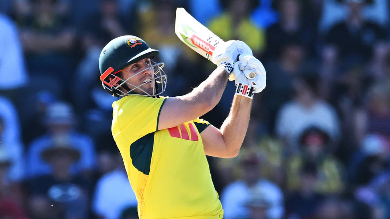 Mitchell Marsh helped Australia to a rapid start, Australia vs South Africa, 3rd ODI, Mackay, August 24, 2025