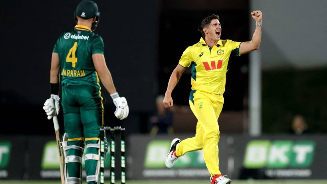 Sean Abbott struck early to send Aiden Markram back, Australia vs South Africa, 3rd ODI, Mackay, August 24, 2025