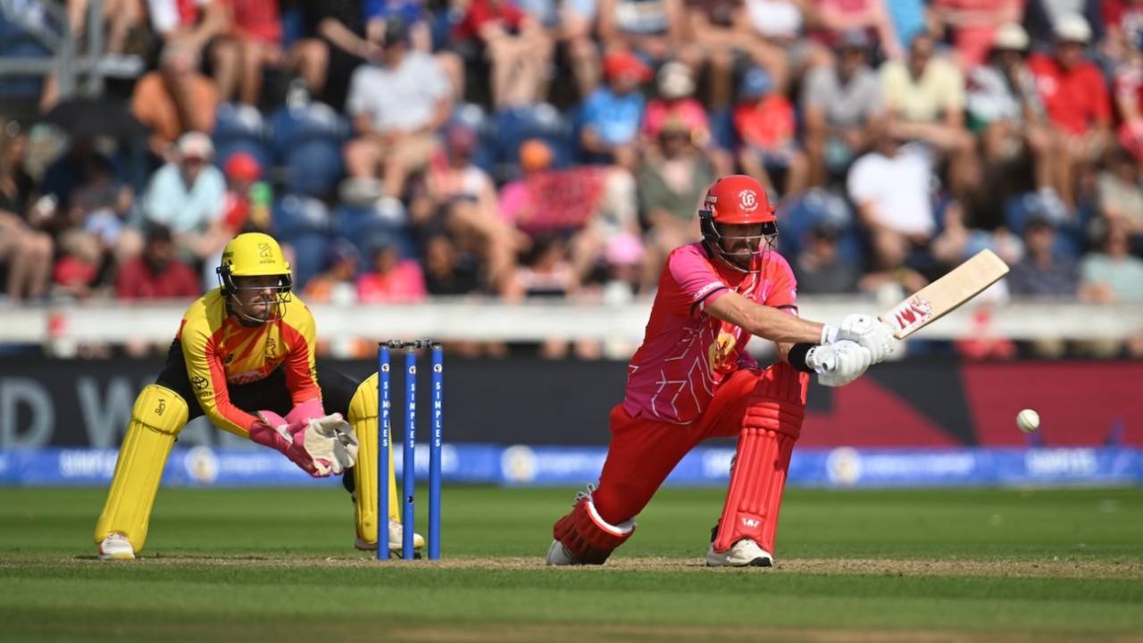 Stevie Eskinazi opened and struck 53, Welsh Fire vs Trent Rockets, Sophia Gardens, The Hundred men's competition, August 24, 2025 