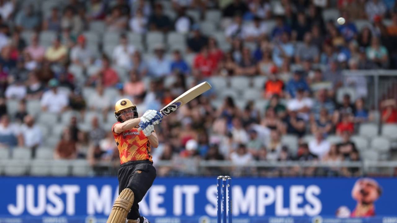 Ellyse Perry struck an unbeaten 55, Manchester Originals vs Birmingham Phoenix, Emirates Old Trafford, The Hundred men's competition, August 24, 2025 