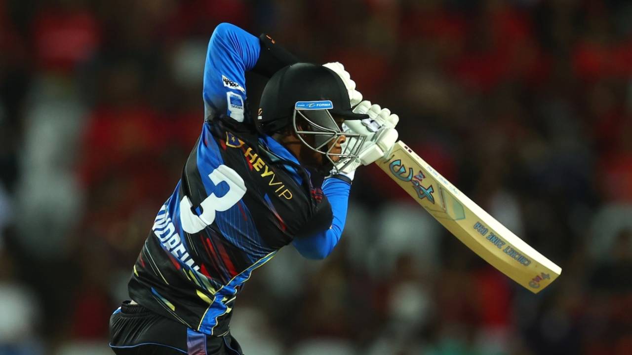 Jewel Andrew top-scored for Falcons, Trinbago Knight Riders vs Antigua and Barbuda Falcons, CPL, Tarouba, August 27, 2025