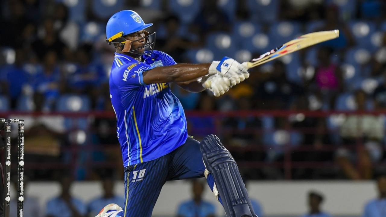 Johnson Charles smashed 47 in just 17 balls, St Lucia Kings vs St Kitts and Nevis Patriots, CPL, Gros Islet, August 28, 2025