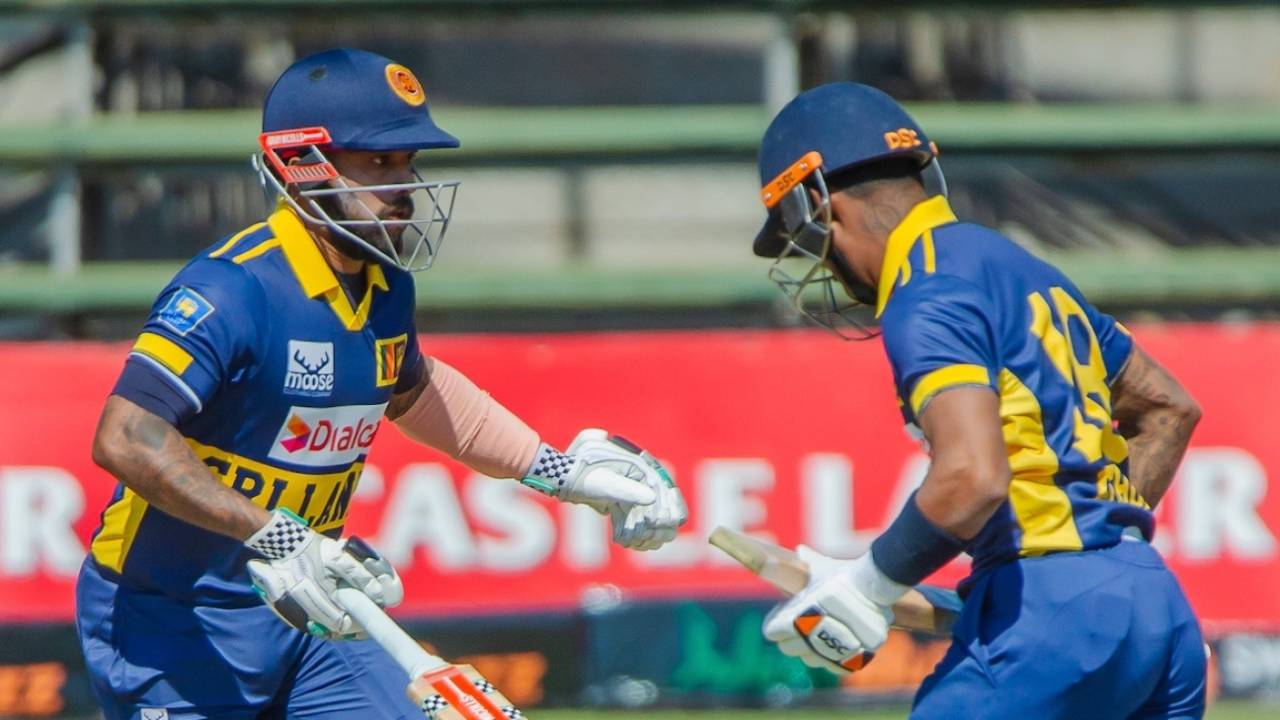 Pathum Nissanka and Kusal Mendis put up a big partnership, Zimbabwe vs Sri Lanka, 1st ODI, Harare, August 29, 2025