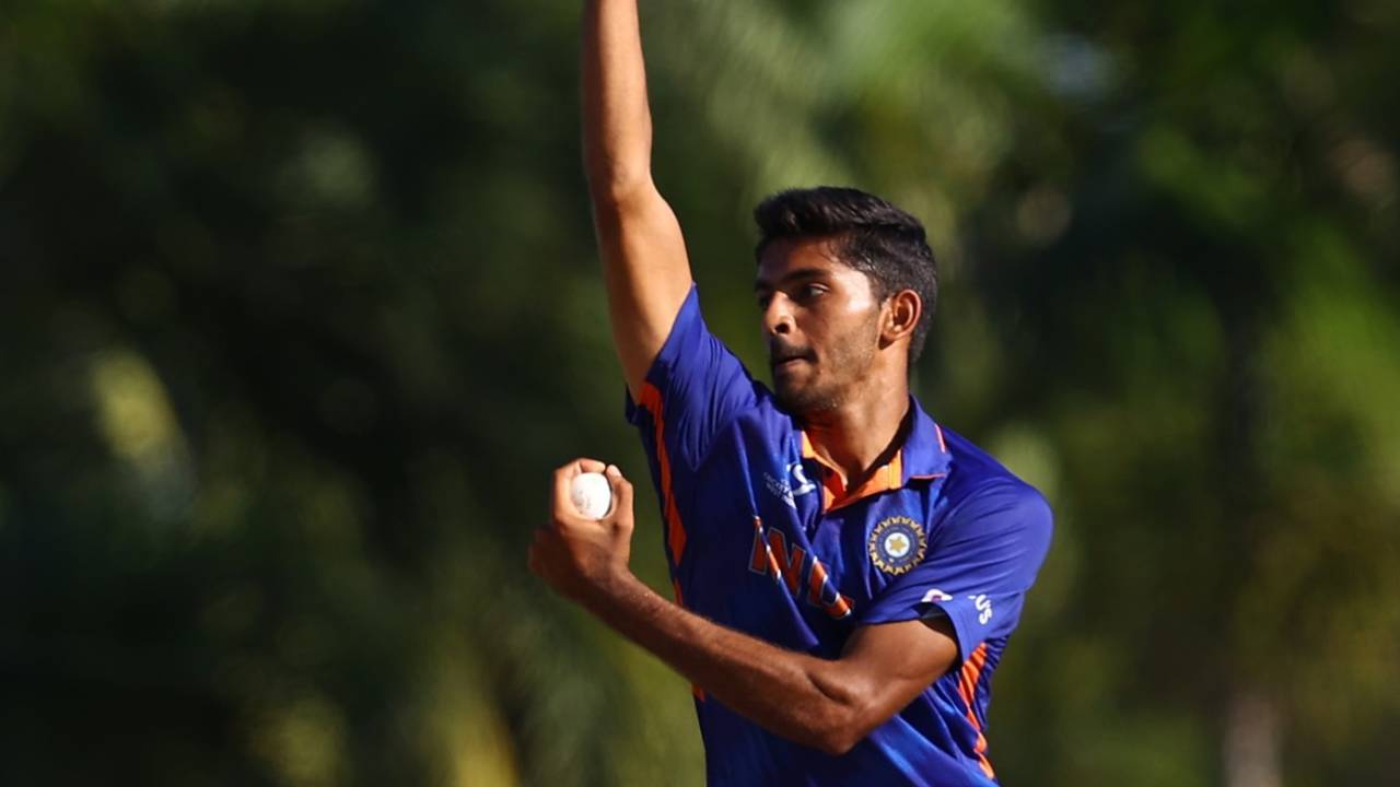 Vicky Ostwal picked up three wickets against Australia Under-19s, India vs Australia, Under-19 World Cup semi-finals, Coolidge, February 2, 2022