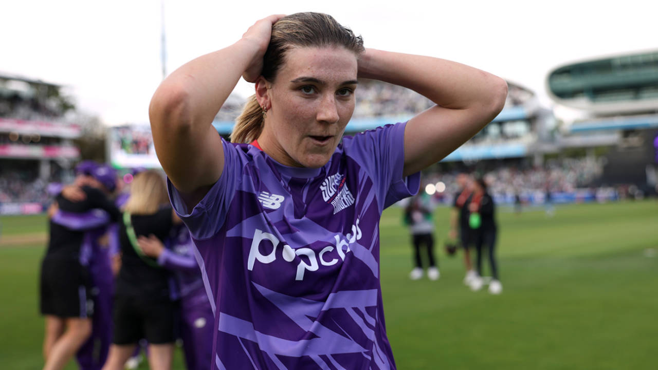 Annabel Sutherland lets Superchargers' win sink in, Northern Superchargers vs Southern Brave, The Final, The Hundred Women's Competition, Lord's, August 31, 2025
