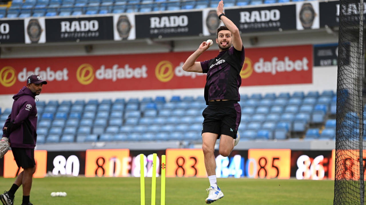 Mark Wood continued his rehab with the one-day squad, Headingley, September 1, 2025