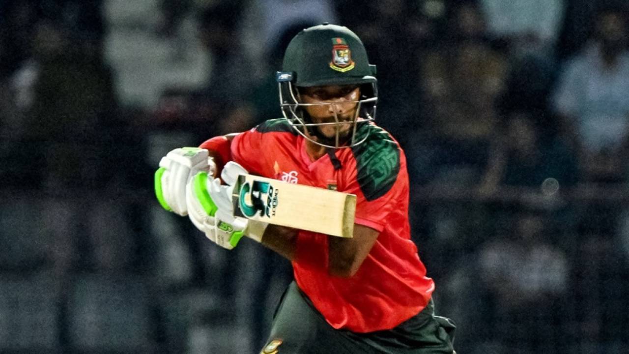 Tanzid Hasan scored an unbeaten half-century, Bangladesh vs Netherlands, 2nd T20I, Sylhet, September 1, 2025