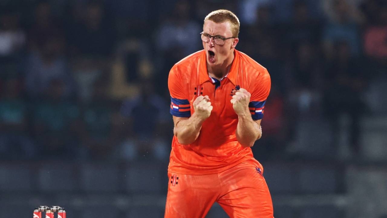 Tim Pringle bowled an economical spell, Bangladesh vs Netherlands, 3rd T20I, Sylhet, September 3, 2025