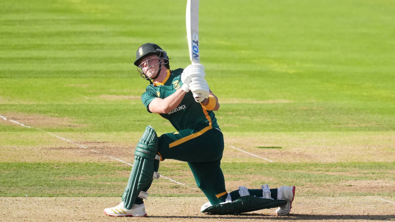 Dewald Brevis cut loose for his 42 from 20 balls, England vs South Africa, 2nd ODI, Lord's, September 4, 2025