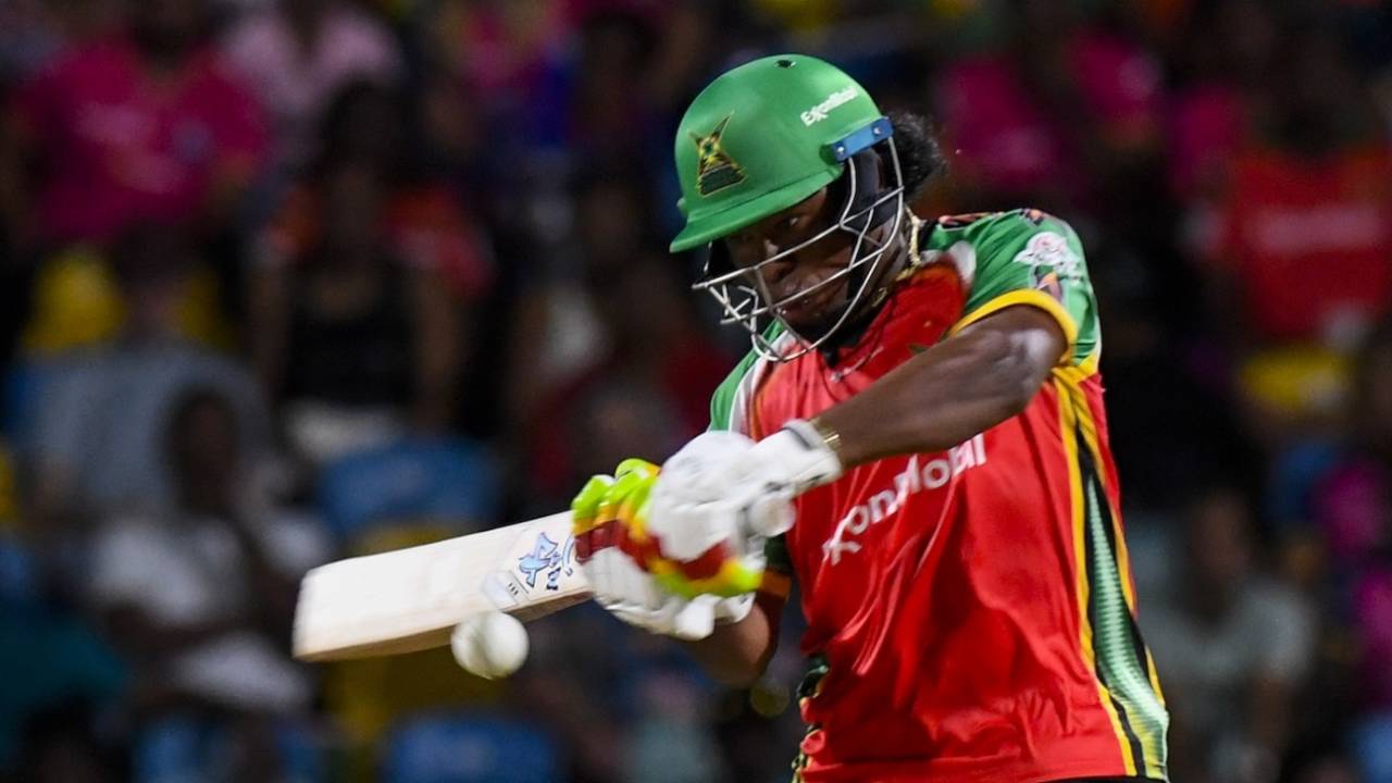 Quentin Sampson chipped in with handy runs, Barbados Royals vs Guyana Amazon Warriors, CPL 2025, Bridgetown, September 4, 2025