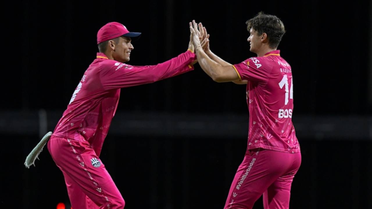 Eathan Bosch struck early blows, Barbados Royals vs Guyana Amazon Warriors, CPL 2025, Bridgetown, September 4, 2025