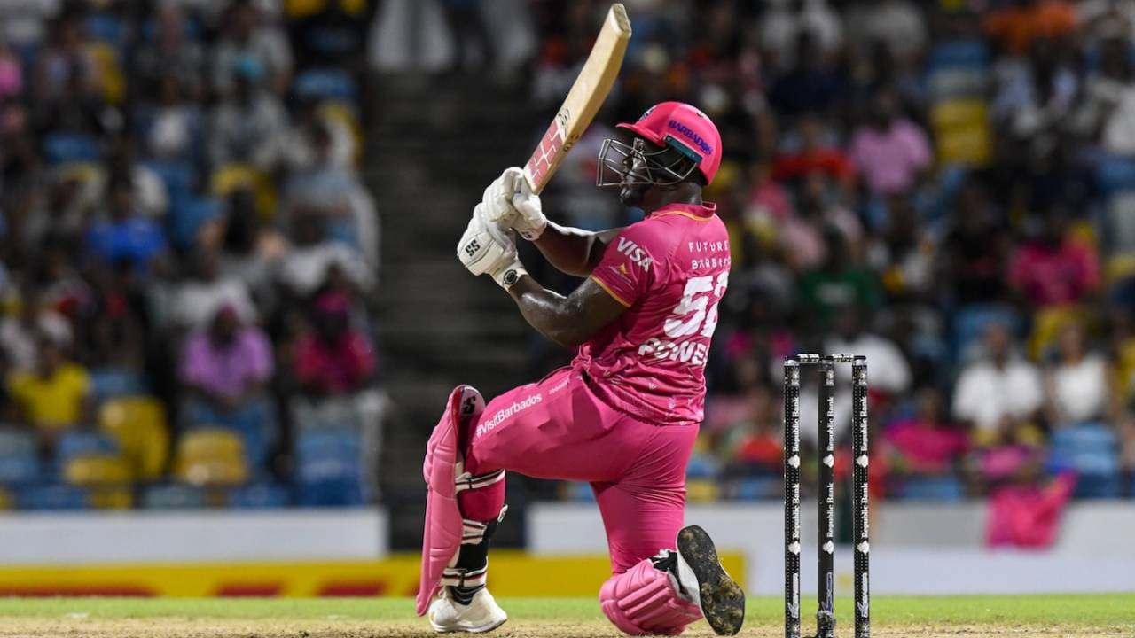 Rovman Powell scored a quick half-century, Barbados Royals vs Guyana Amazon Warriors, CPL 2025, Bridgetown, September 4, 2025