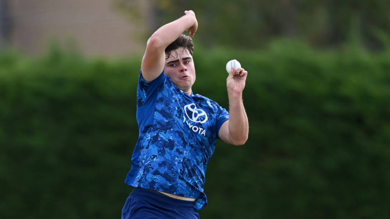 James Minto claimed five wickets for England Under-19, England vs Bangladesh, 1st Youth ODI, Loughborough, September 5, 2025
