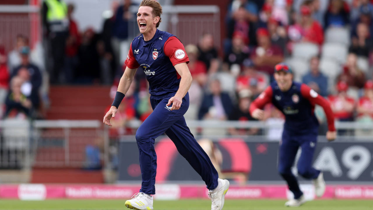 Fred Klaassen's new-ball burst gave Kent hope, Lancashire vs Kent, Men's T20 Blast quarter-final, Old Trafford, September 6, 2025