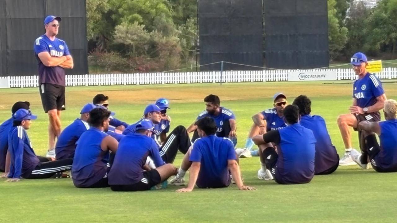 The Indian team take a break from training, Asia Cup, Dubai, September 5, 2025
