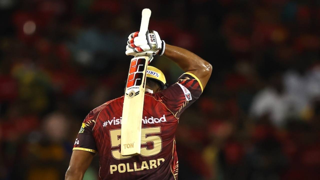 Kieron Pollard smashed the fastest half-century of CPL 2025, Guyana Amazon Warriors vs Trinbago Knight Riders, CPL 2025, Providence, September 6, 2025