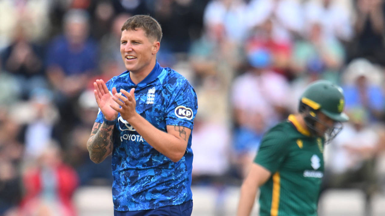 Brydon Carse struck in his first over, England vs South Africa, 3rd ODI, Southampton, September 7, 2025