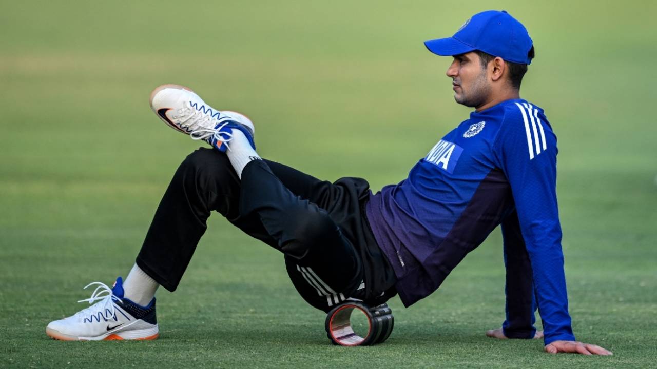 Shubman Gill trains in the lead-up to India's Asia Cup opener against UAE, Dubai, September 8, 2025