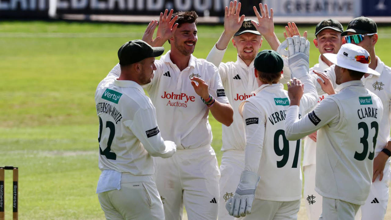 Josh Tongue was in the wickets against his old club, Worcestershire vs Nottinghamshire, County Championship, New Road, September 8, 2025