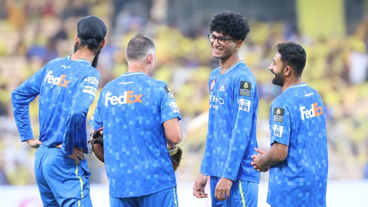 C Andre Siddarth didn't get a game with CSK but was the better for the experience, Chennai Super Kings vs Mumbai Indians, IPL 2025, Chennai, March 23, 2025