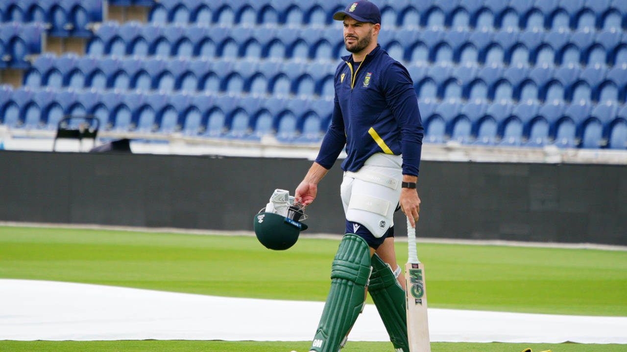 Aiden Markram walks out to the middle, Sophia Gardens, Cardiff, September 9, 2025