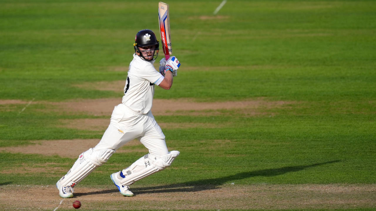 Ollie Pope struck a quickfire fifty, Surrey vs Warwickshire, County Championship, The Oval, September 9, 2025